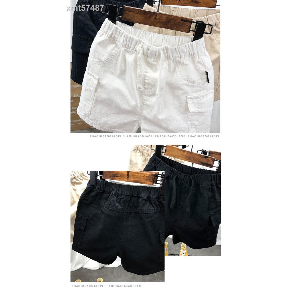 ✑2021 quần ngoài mới cho bé trai lớn, quần short cotton mỏng thời trang mùa hè, quần lót mỏng thông thường phong cách Hà