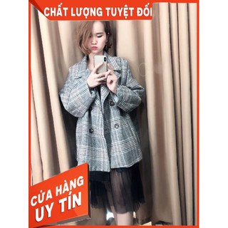 Áo khoác dạ kẻ