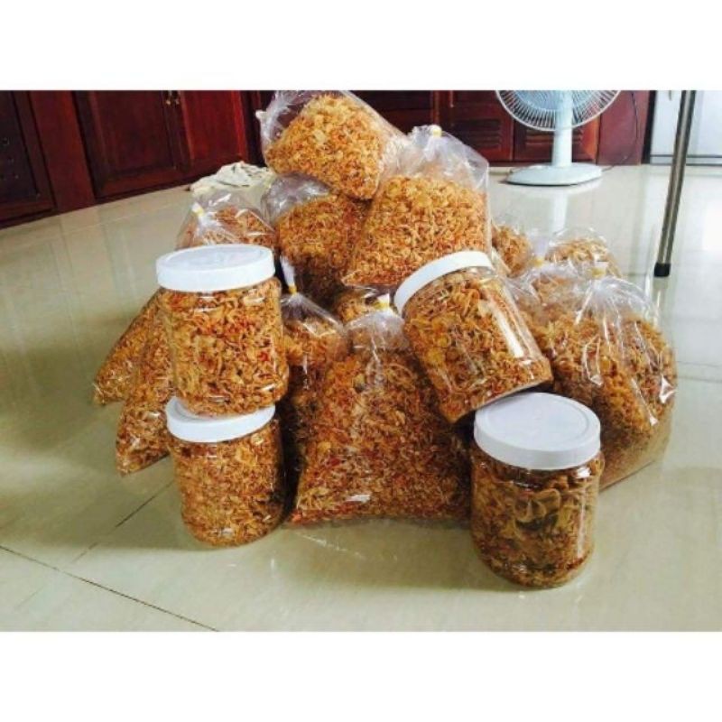 500g muối tôm hành phi 50k
