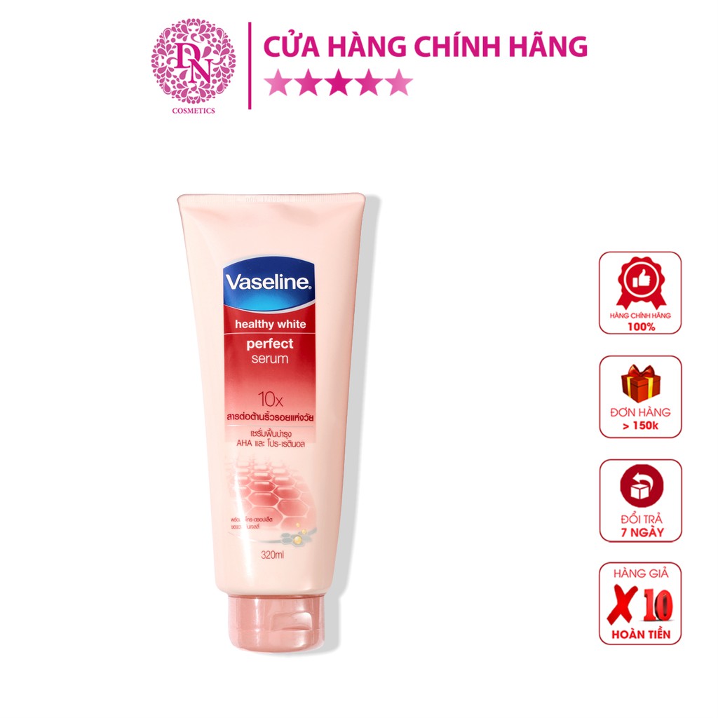 Dưỡng thể Vaseline 10x Healthy White Perfect Serum 320ml