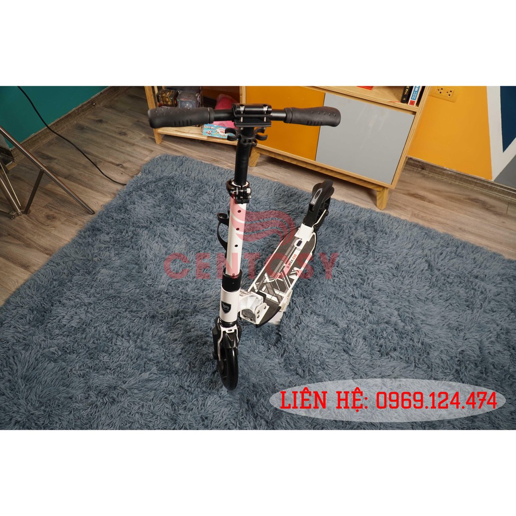 Xe Trượt Scooter Người Lớn Cao Cấp Centosy 301 - Trắng