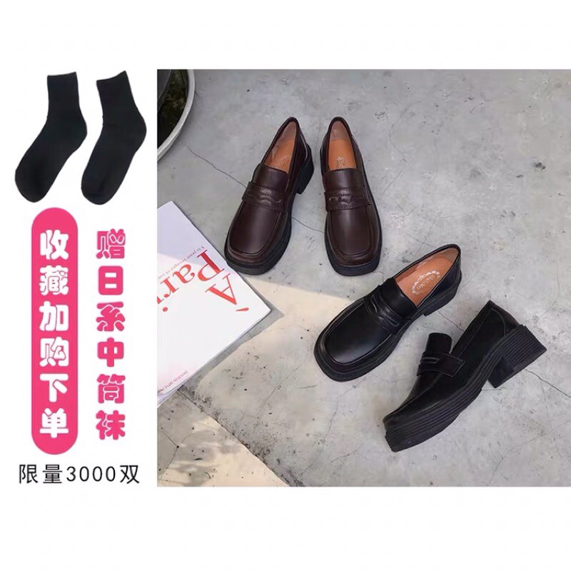 (Video tự quay) Giày búp bê mori đồng phục nữ sinh Loafer JK oxford vintage lolita Nhật Bản [Yannie] | BigBuy360 - bigbuy360.vn