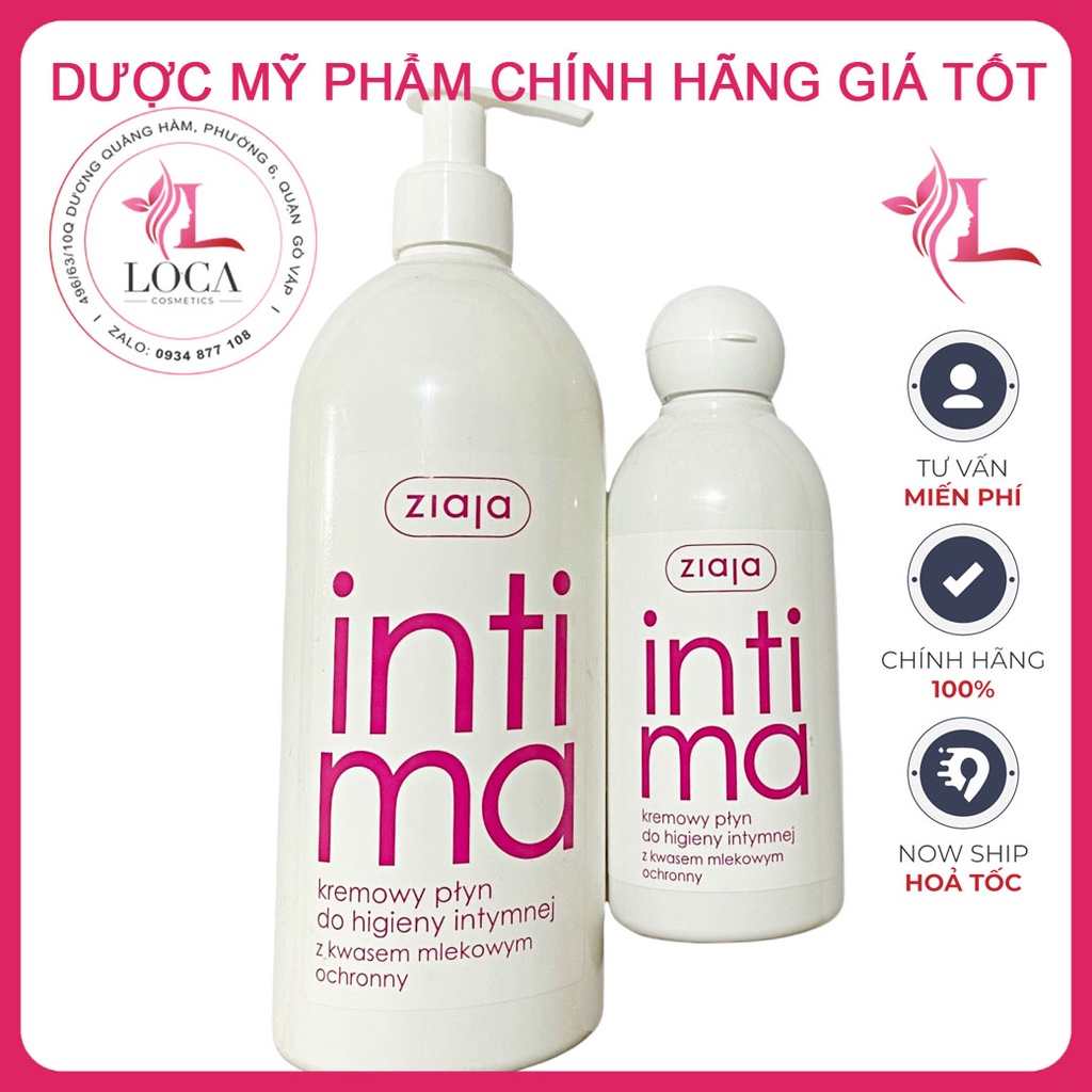 [SẴN] Dung dịch vệ sinh Intima Ziaja Balan 500ml