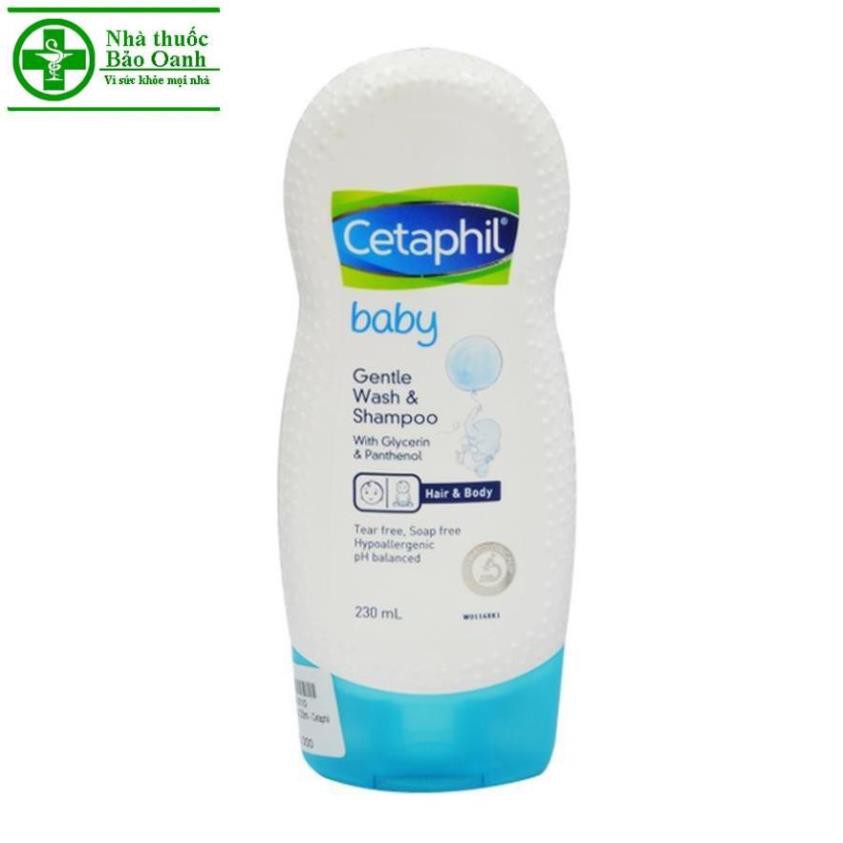 CETAPHIL BABY SỮA TẮM GỘI TOÀN THÂN CHO TRẺ 230ML