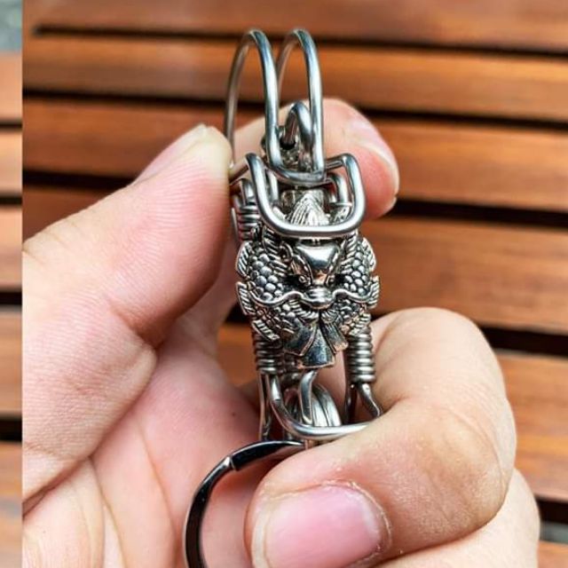 Móc khóa inox đầu rồng