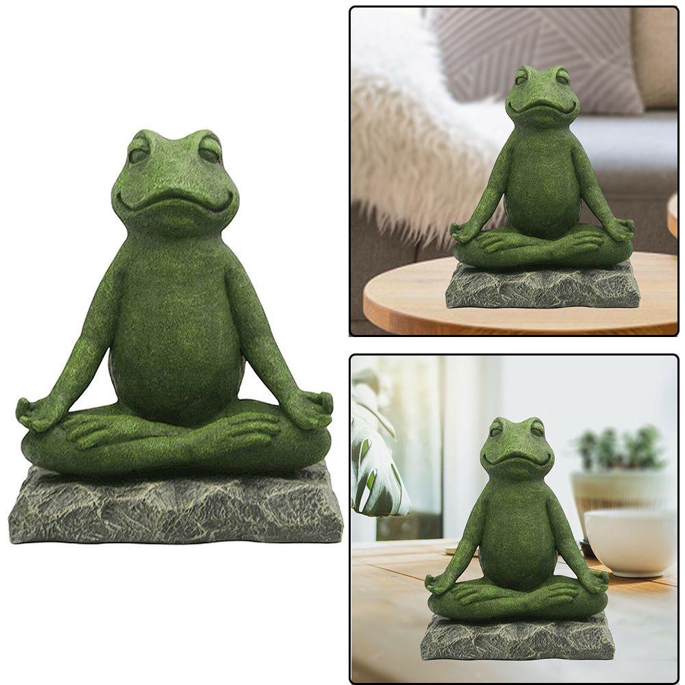 Đồ trang trí Ếch Tập Yoga Để Bàn Trang Trí Dễ Thương 1