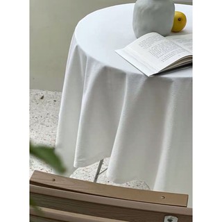 Khăn Vuông Trải Bàn Vải Trắng - 1.5 x 1.5M
