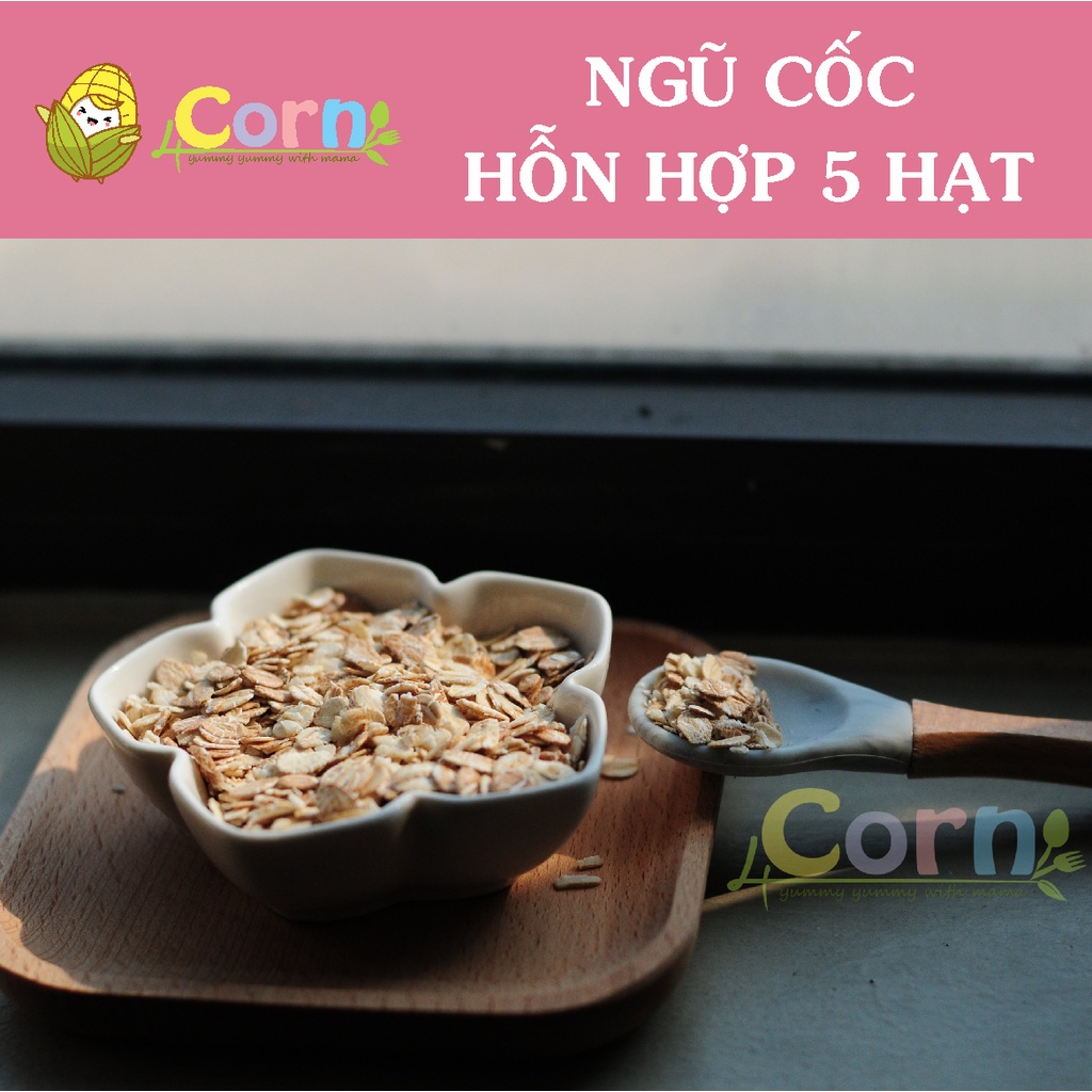 Các loại NGŨ CỐC hữu cơ (trái cây, socola, bắp, hỗn hợp) - Cho bé 6m+