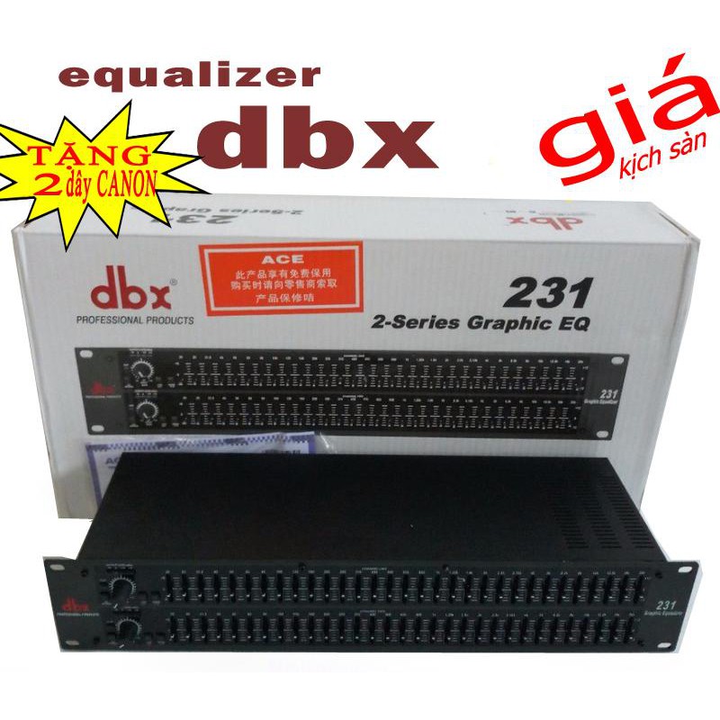 Đầu lọc xì Equalizer DBX 231 lọc âm thanh,bộ lọc âm giá rẻ