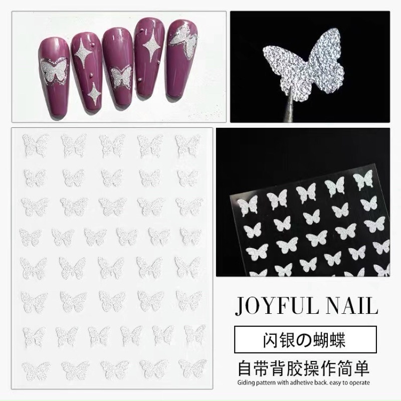Sticker dán móng tay nhũ flask siêu xinh