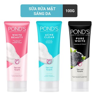 Sữa rửa mặt sáng da Pond's White Beauty 100 g