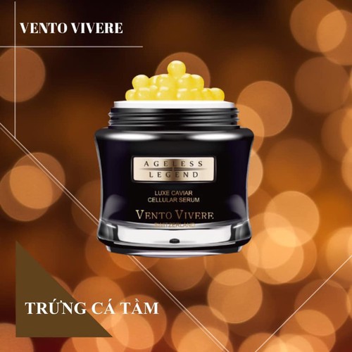 Kem Dưỡng Da Trứng Cá Tầm Angeless Legend Vento Vivere Luxe Caviar