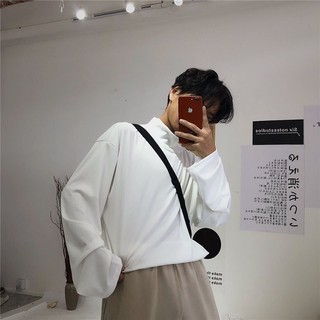 Áo cổ cao vải thun unisex