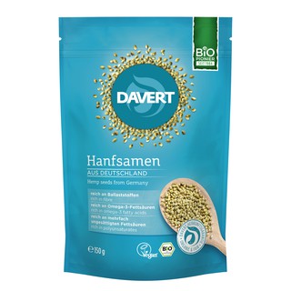 Hạt gai hữu cơ ăn liền Davert 150g