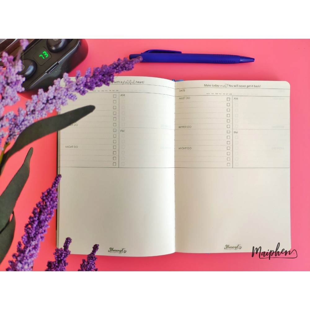 Sổ tay bìa cứng daily planner 4 mùa khổ A5