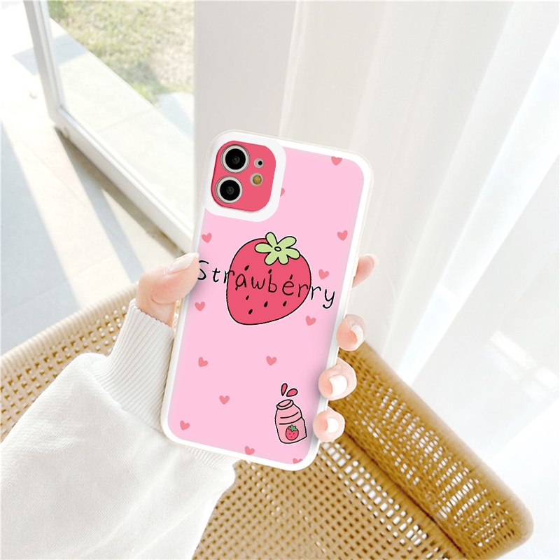 Ốp iphone dẻo Dâu tây cho 11/11pro/11promax/x/xs/xr/xsmax/6/7/8/plus/splus/12 pro max/13 pro max tr222