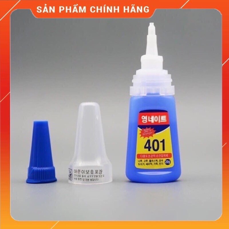 Keo dán móng tay giả 401 chính hãng Hàn Quốc - keo gắn đa năng