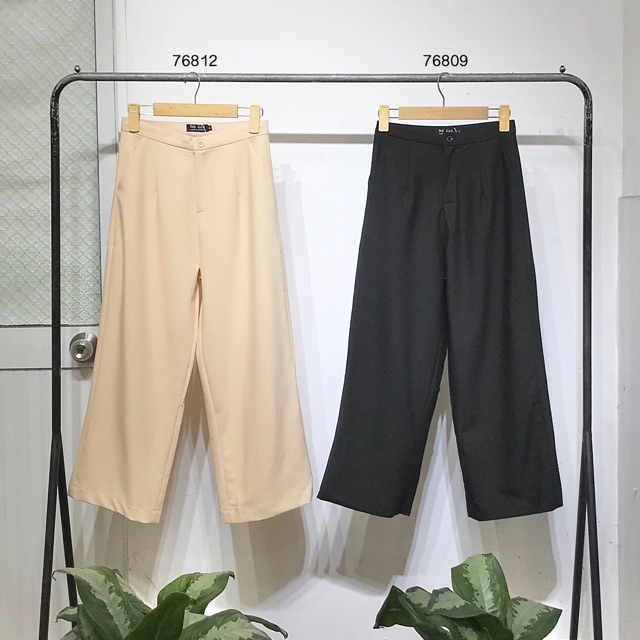 Quần suông ống rộng-Long Slight Pants