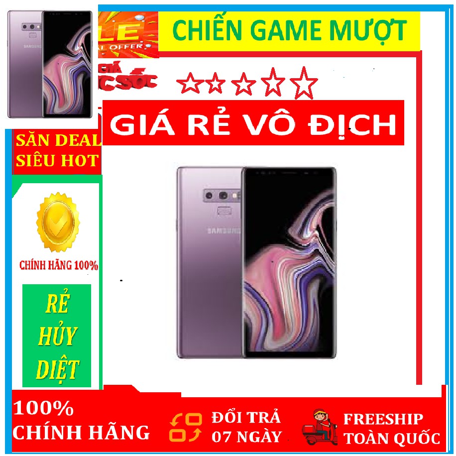 điện thoại Samsung Galaxy NOTE 9 ram 6G/128 Chính Hãng -  SAMSUNG GALAXY NOTE 9 Chính hãng: