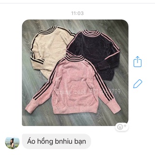 Áo nhung hồng