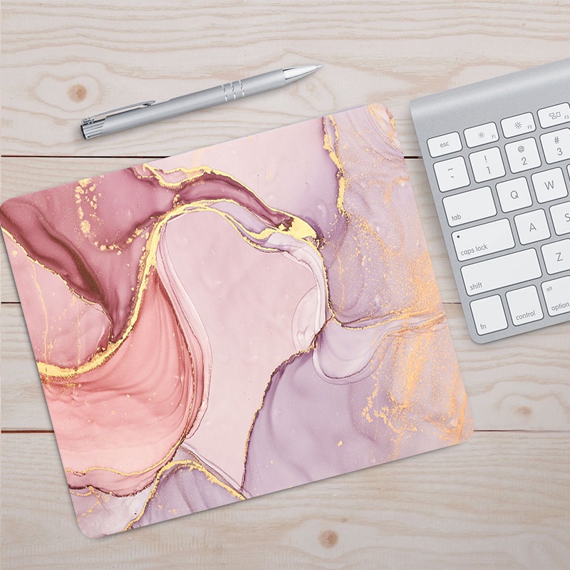 Tấm Lót Chuột Và Bàn Phím 21 X26Cm In Họa Tiết Dành Cho Văn Phòng