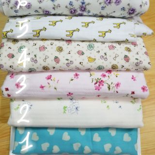 Sét cotton nỉ, trần bông cho bé