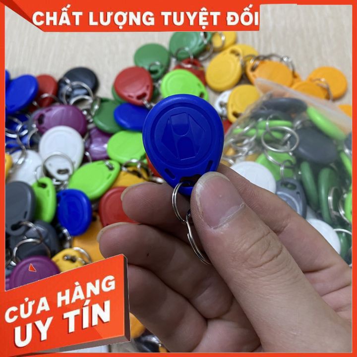 Thẻ RFID [ SAO CHÉP ĐƯỢC ] thẻ từ dạng móc khóa proximity dùng để sao chép ra vào thang máy, tầng hầm đỗ xe