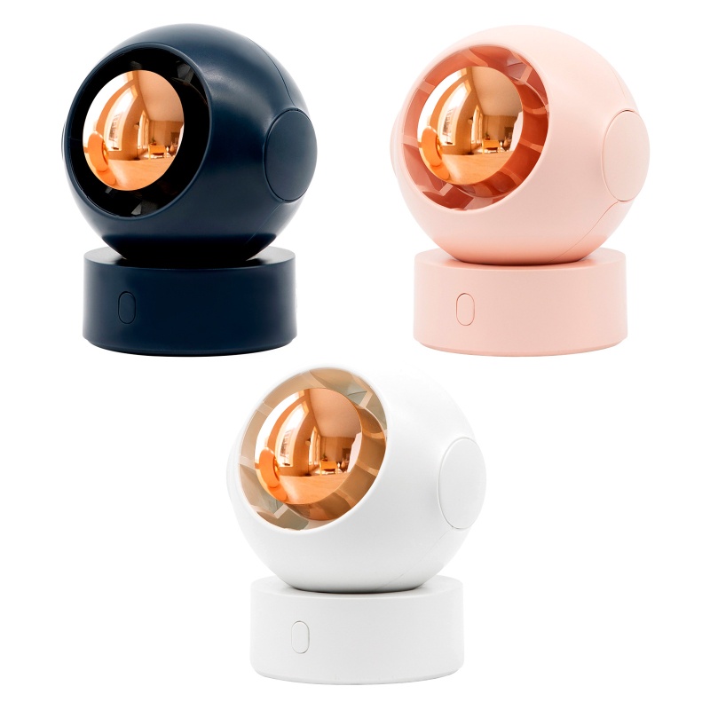 Quạt Mini Cầm Tay Hình Phi Hành Gia Không Cánh 3 Chế Độ Gió Cổng USB