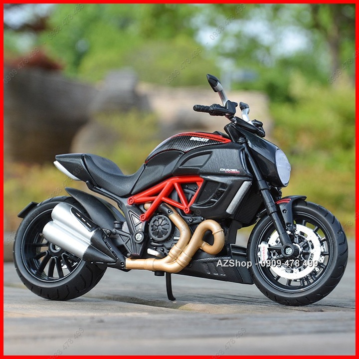 Xe Mô Hình Moto Ducati Diavel Tỉ Lệ 1:18 - Maisto - 8797