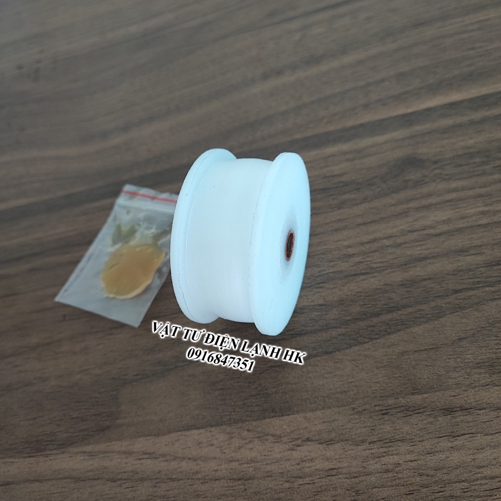 Bánh tỳ máy sấy Electrolux dây curoa puly motor động cơ elec chịu nhiệt lực ma sát - mẫu Trắng