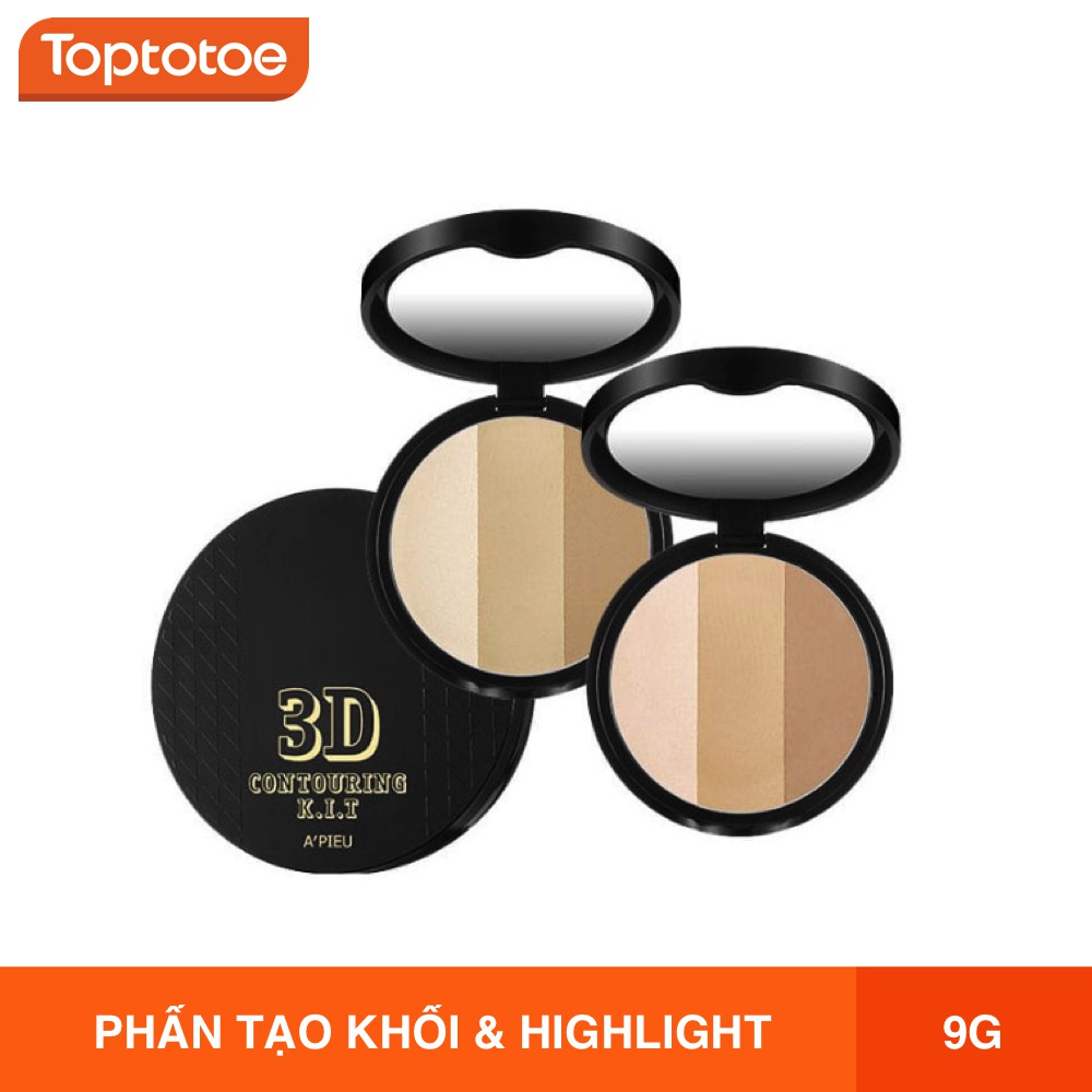Phấn Highlight Và Tạo Khối A'Pieu 3D Contouring Kit 9g | BigBuy360 - bigbuy360.vn