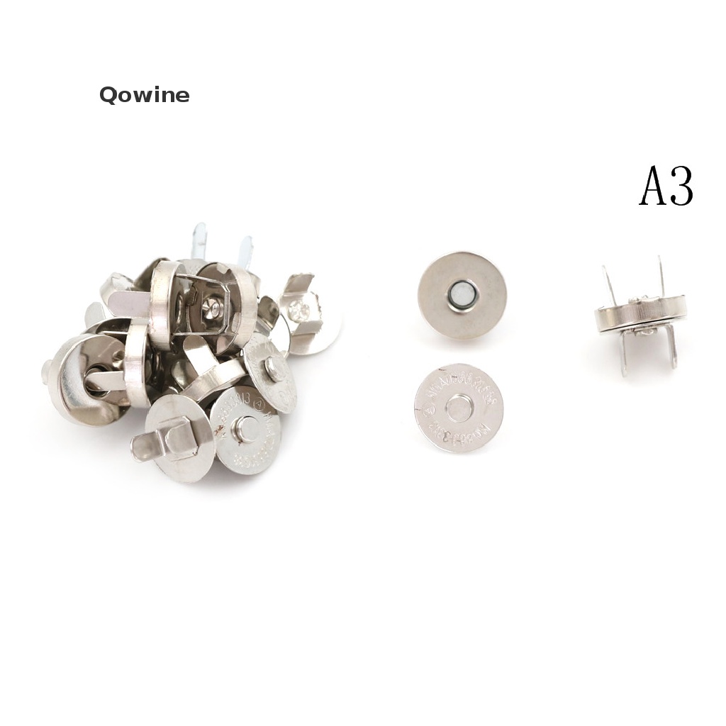 Bộ 10 nút gài khóa nam châm kích thước 14mm tiện dụng dành cho túi xách
