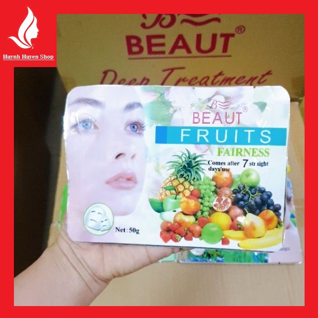 [Giá sỉ] Mặt nạ trái cây  Beaut Top siêu mịn da bịch 50g