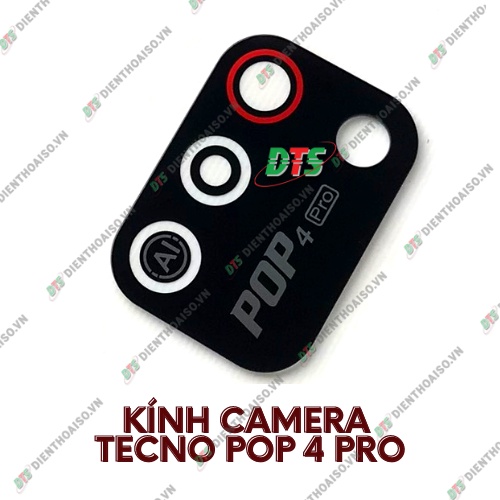 Kính camera tecno Pop 4 Pro kèm keo dán