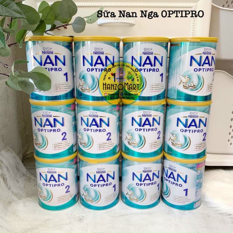 Sữa Nan Nga 400gr,800gr đủ số 1,2,3,4 mẫu mới date mới