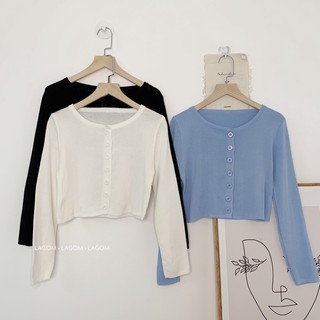 ÁO CROPTOP BASIC CÀI NÚT