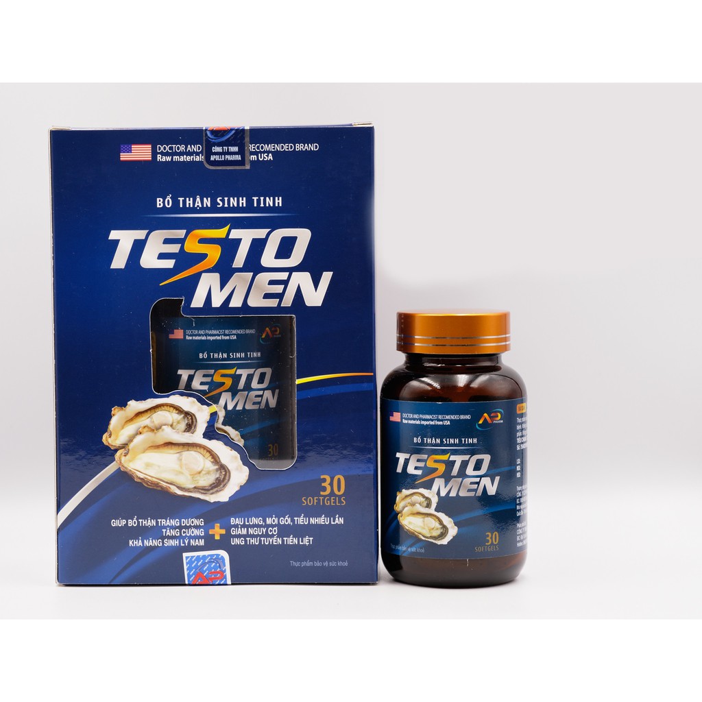 TESTO MEN Hỗ Trợ Trị Yếu Sinh Lý, Tăng Cường Sinh Lý Nam Giới (30Viên) | BigBuy360 - bigbuy360.vn