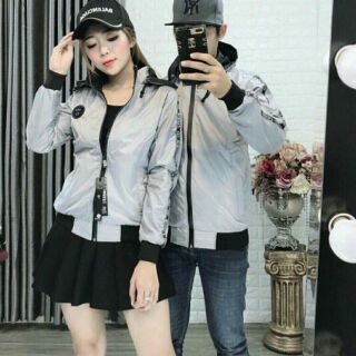 Áo khoác dù 2 lớp rẻ đẹp, hình thật.