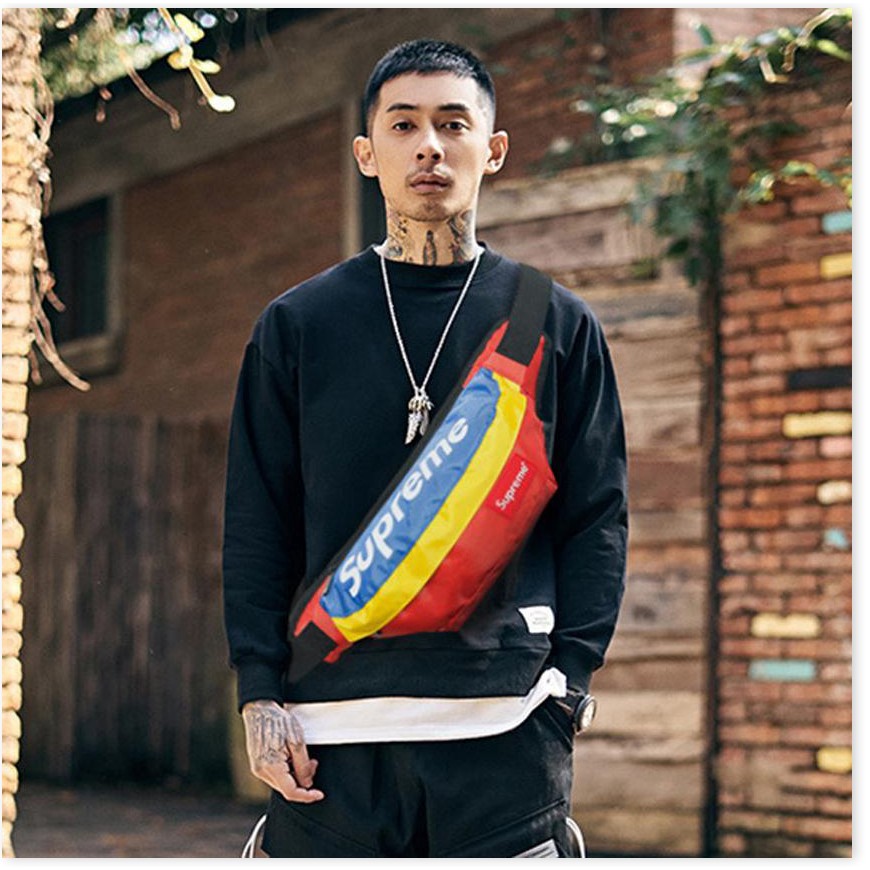 Túi đeo chéo nam thời trang - Túi bao tử SUPREME - Chống thấm nước | BigBuy360 - bigbuy360.vn