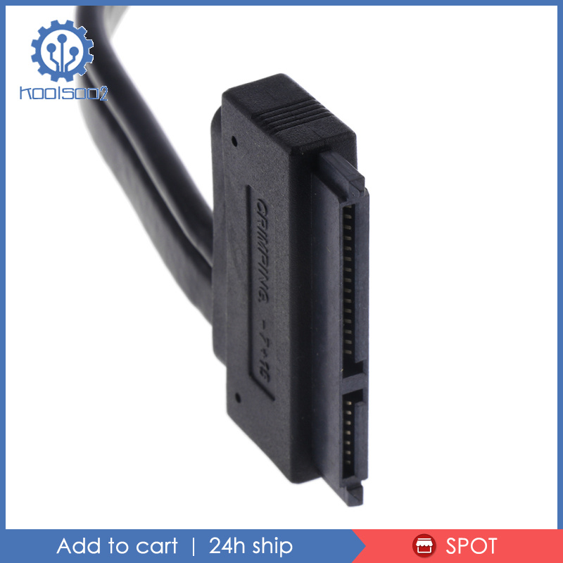 1.5ft eSATA to SATA 22Pin Data USB Powered Cable Hard Disk Drive Adapter