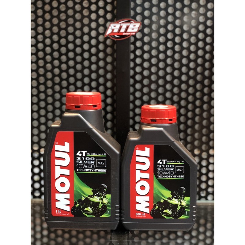 Nhớt MOTUL 3100 SILVER 10w40 800ml/1L - NHỚT XE SỐ - [ 100% CHÍNH HÃNG]