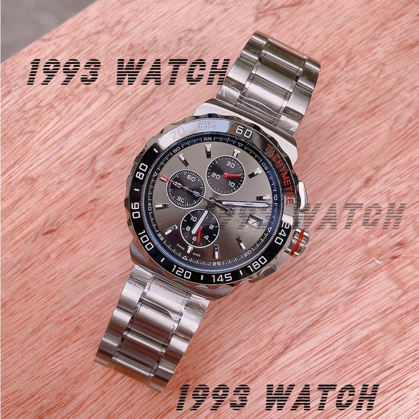 Đồng Hồ Nam Tag Heuer , Máy Quartz - Pin , Dây Thép , Size 43mm (1993watch)