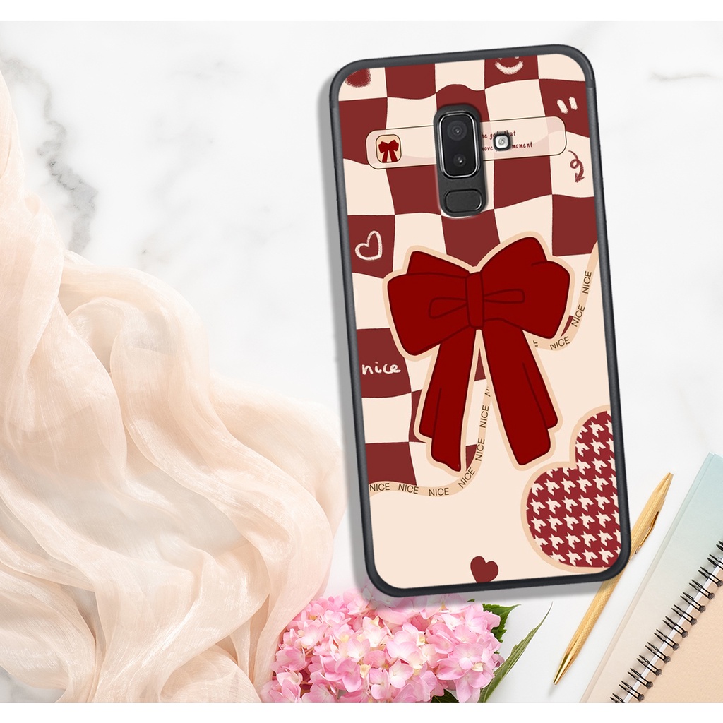 Ốp Lưng Samsung A6 Pls - A8 Plus - J6 Plus -J8 , In Hình Checkered Caro, Đáng Yêu.
