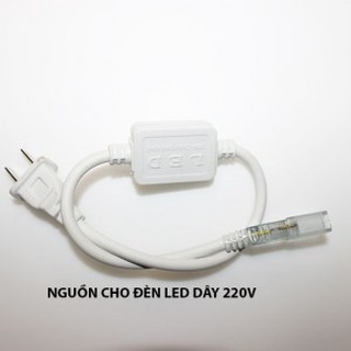 đầu nối dây nguồn đèn led dây 220v