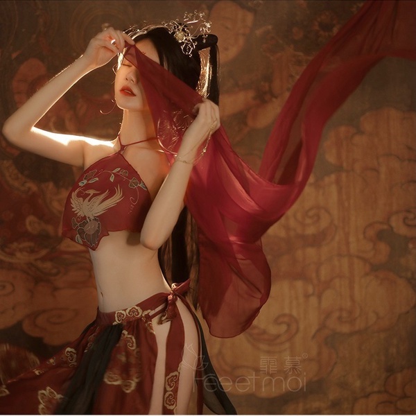 Bộ đồ ngủ voan Cổ trang TuTu L237