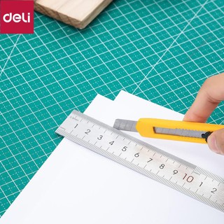 Dao rọc giấy nhỏ Deli - Vàng - E2051