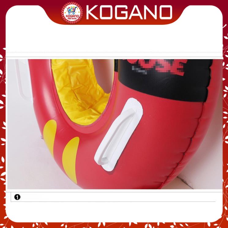 Phao Bơi Cho Bé KOGANO Phao Bơi Trẻ Em Xỏ Chân Chống Lật An Toàn Bơi Lội Họa Tiết Mickey SS-001188