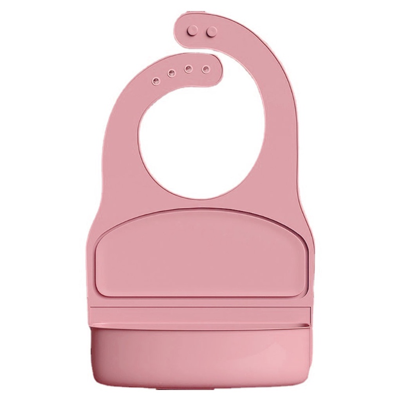 Yếm Ăn Bằng Silicone Kèm Túi Đựng Dành Cho Trẻ Em