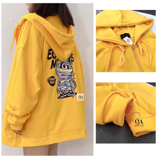 [FREESHIP XTRA] Áo Khoác Hoodie Dây Kéo Có Nón 4 Màu - HÀNG SHOP