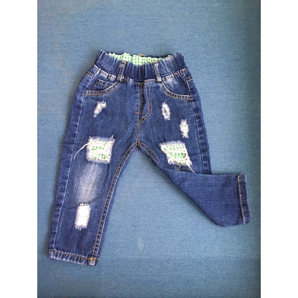 Quần bò dài trẻ em